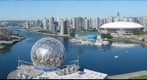 Vancouver. Olympic village construction high-angle