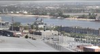 North St Louis as the Mississippi River flows down hill toward New Orleans