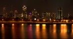 Montreal Night Skyline panoramic view