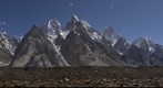 K2 and Broad Peak from Vigne Glacier