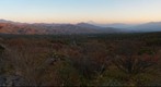 Mt Fuji from across Kiyosato at sunset