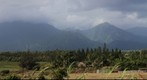 Kauai Mountains from Kilauea lighthouse