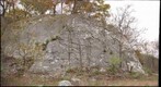 Mudcrack Wall, limestone quarry on Old Route 55, West Virginia