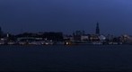 Hamburg, Cityline at dawn