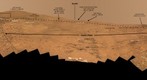 Full-Circle 'Bonestell' Panorama from Spirit (Annotated)