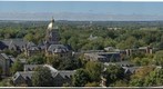University of Notre Dame - West Campus View from Hesburgh Library