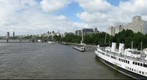 View from the Waterloo bridge (London)