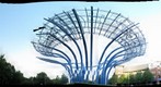 "Blueprints" sculpture at Addison Circle - Addison, Texas
