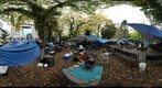 Occupy Portland 10.28.11 Camp Chapman Square - Back of Kitchen