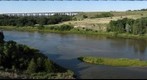 Niobrara River and Railroad Trestle, near Valentine, Nebraska