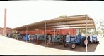 A collection of historical tractors