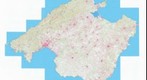 Mapa topografico de Mallorca. Resolución 2m/pixel