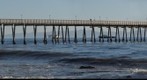 111125 Goleta, California, Venoco Pier framing Santa Cruz Island in Santa Barbara Channel