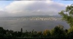 View over the lake of Zurich from Herrliberg