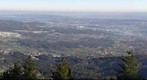 A Coruña y puerto exterior desde Monte Xalo