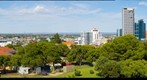 Perth Skyline from "The Old Perth Observatory" Western Australia,  Jan 3, 2012