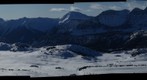 Sitting on the Continental Divide. Sunshine Village, Banff, Alberta, Canada.