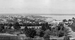 Perth Skyline from "The Perth Observatory" Western Australia, ~ 1920's by Reg Lambert