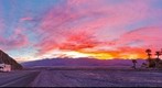 Sunset over the Panamint Mountains
