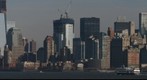 Ellis Island and NY Finance District from Liberty Island