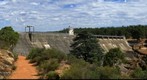 Mundaring Weir, Western Australia: Side view from Access Lane, Jan 4, 2012