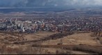 Panorama over Alba Iulia nearby the Mamut hill (wider view)