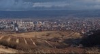Panorama over Alba Iulia nearby the Mamut hill (central view)