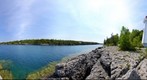 Tobermory Big Tub Harbour from Lighthouse