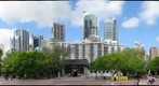 Sydney skyline and Chinese garden from Darling Harbour