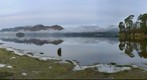 Misty Winter Morning, Derwentwater, Lake District, UK