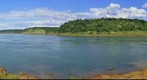 Río Paraná en la zona de Hidráulica de Itaipú