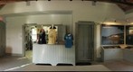 A view of the inside of the Visitor and Education Center at Fort Knox State Historic Site in Prospect, Maine