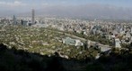 Cerro San Cristobal, desde Mirador en Santiago de Chile, Gigafoto
