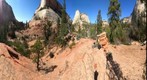 Above Zion 3D stereo LEFT image 1/2 width