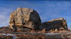 Big Rock, a glacial erratic near Okotoks, Alberta