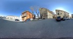 Panorámica esférica del exterior de la Iglesia de La Guardia (Toledo)