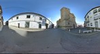 Panorámica esférica del exterior de la Iglesia de La Guardia (Toledo)