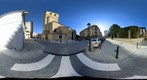 Foto esférica del exterior de la Iglesia de Quintanar de la Orden (Toledo)