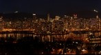 Vancouver Skyline from Fairview at Night