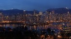 Vancouver Skyline from Fairview at Dusk