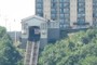 incline car at the top