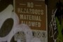 no hazardous material allowed