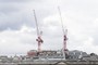Twin cranes
