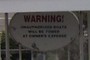 No unauthorized parking
