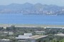 Aeropuerto Santos Dumont y Niteroi al fondo