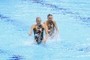 Synchronized Swimmers Close Up