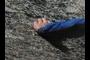 Clinging to the rock