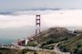 Golden Gate Bridge in the fog
