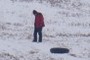 Man with innertube