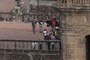 Tourists at the Church